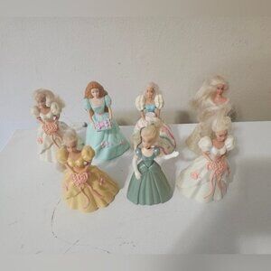 7 Vintage 90s McDonalds Barbie Toys